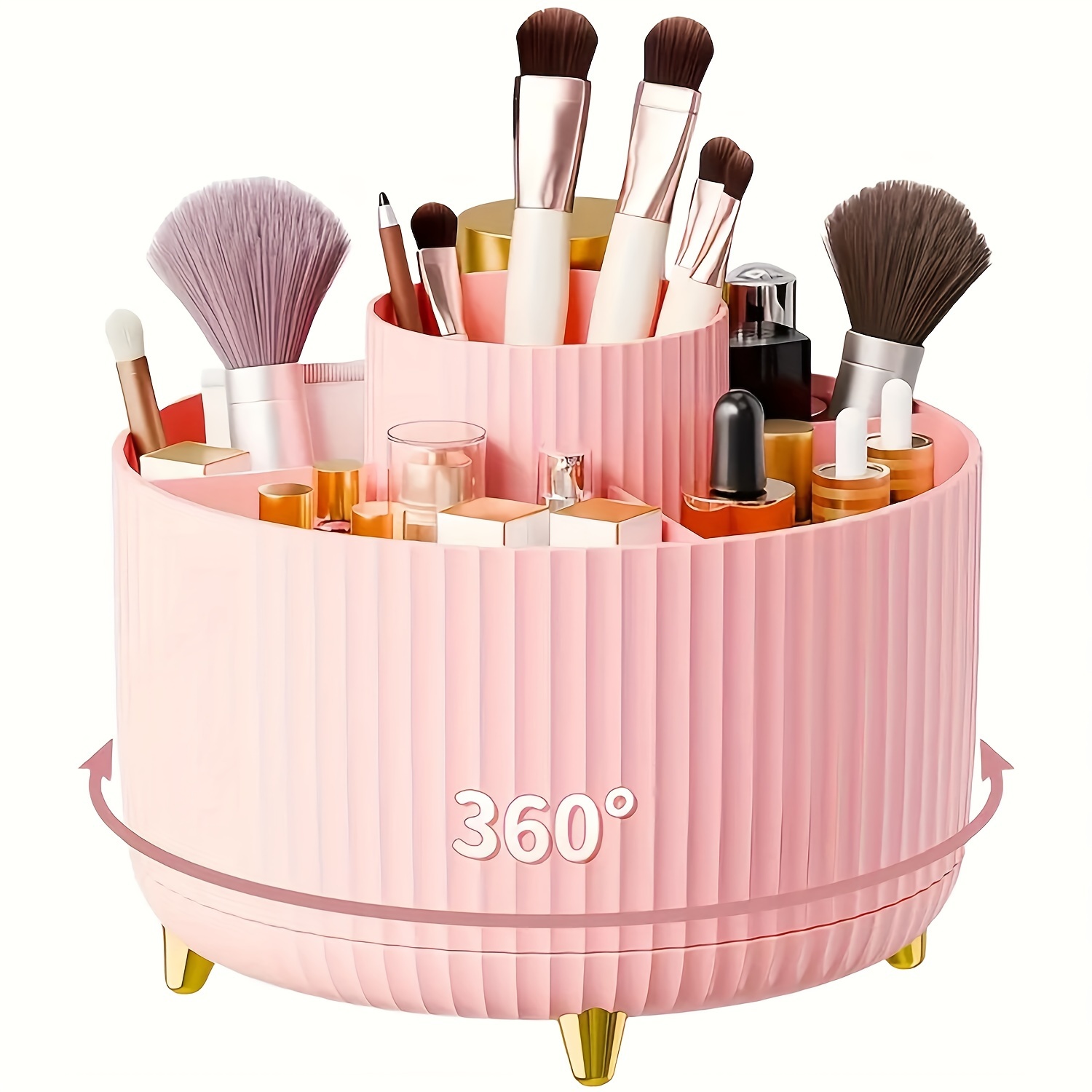 Luxury Skincare Design - Caja de almacenamiento de cosméticos giratoria