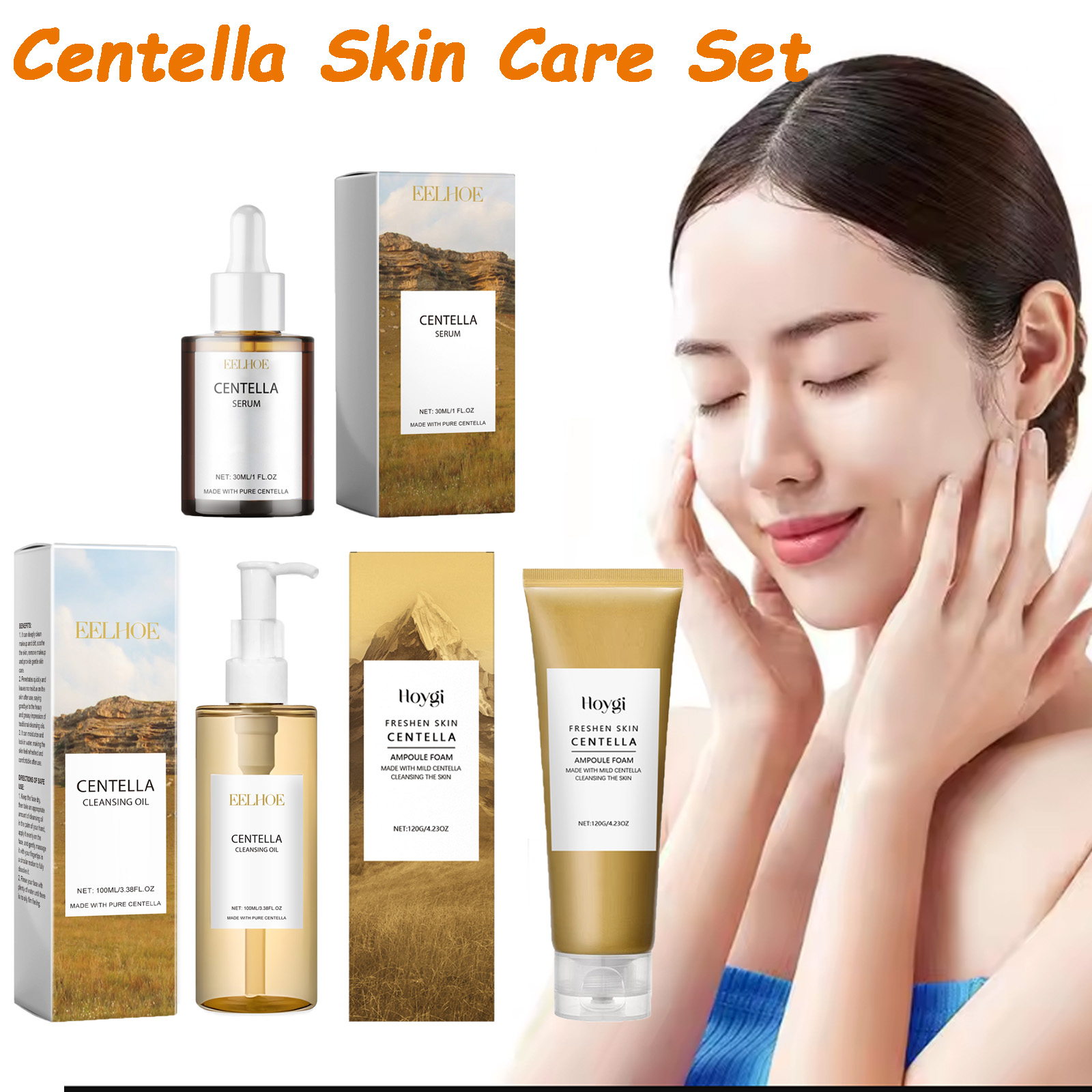 Luxury Skincare Set - Centella-Juego de cuidado de la piel,
