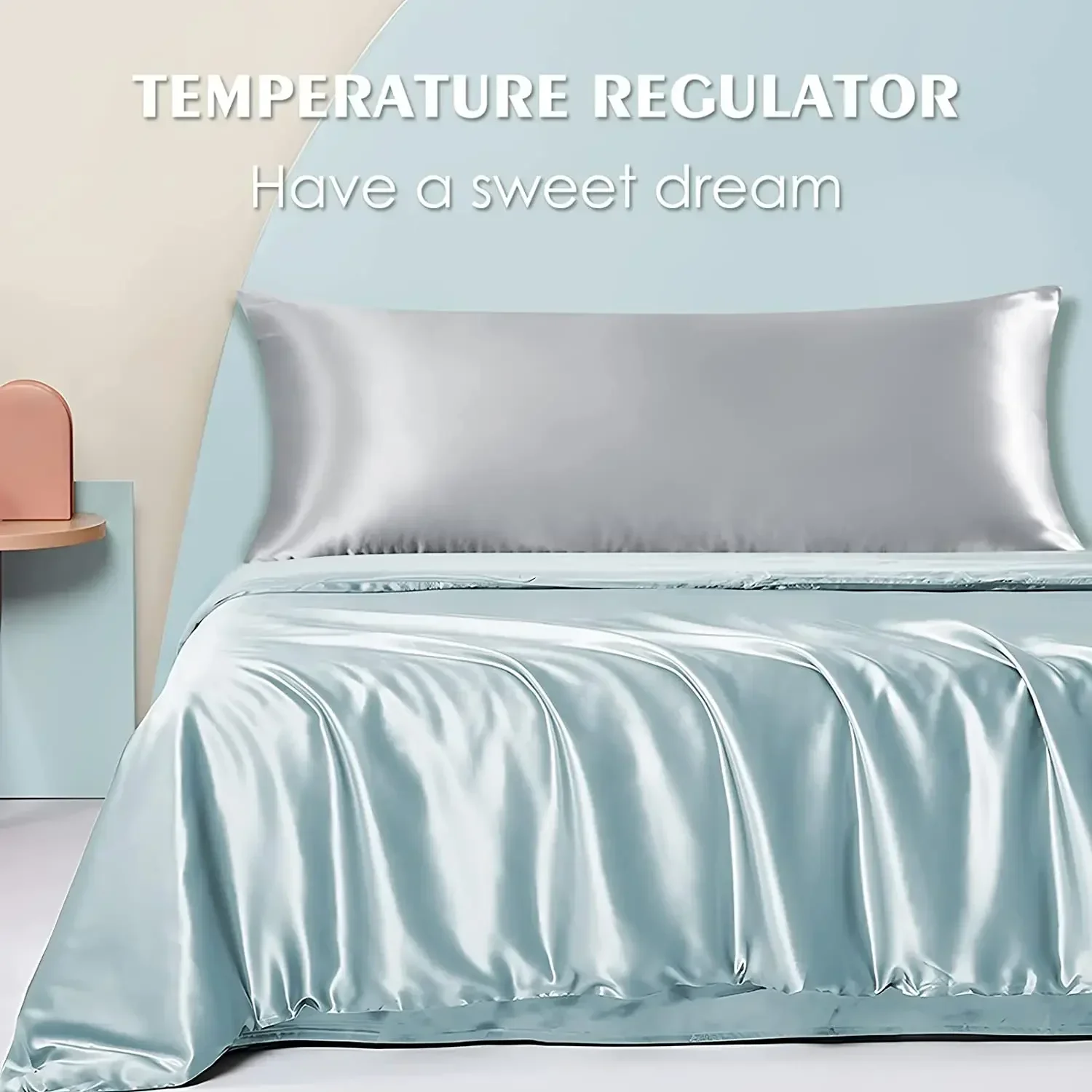 Luxury Skincare Aesthetic - Funda de almohada de satén lujosa