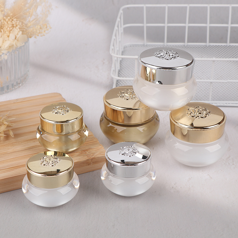 Luxury Skincare Containers - Tarros de crema de viaje vacíos