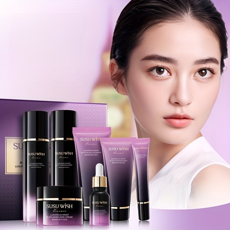 Luxury Skincare Ingredients - Lujoso y elegante set de nueve
