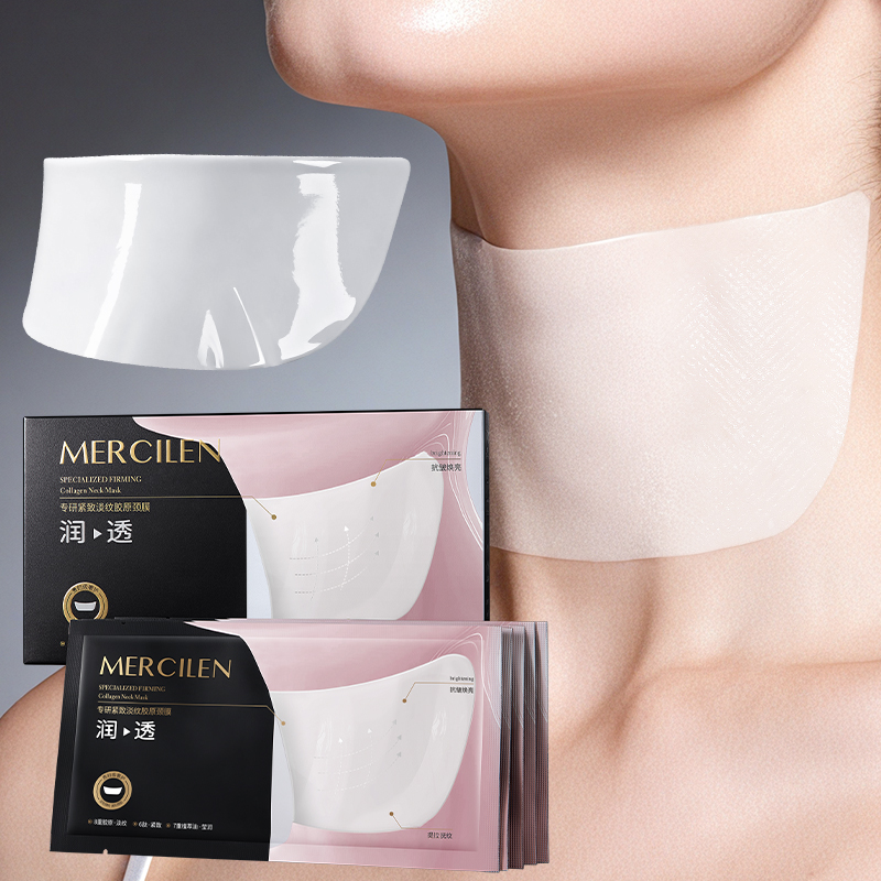 Luxury Skincare Aesthetic - Mascarilla Reafirmante de Cuello con Colágeno