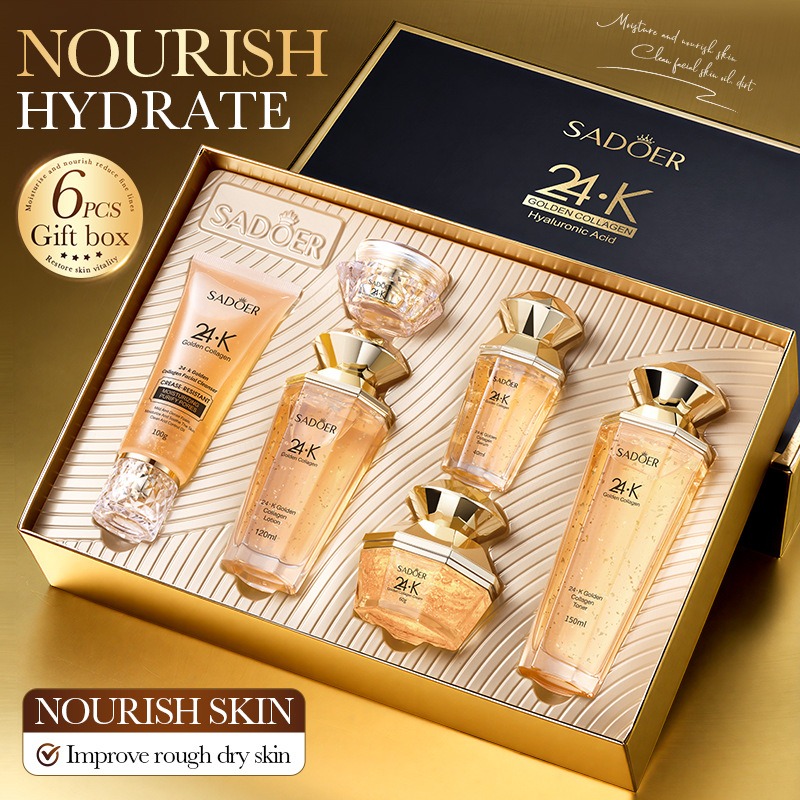Luxury Skincare Set - Set de Cuidado Facial con Colágeno
