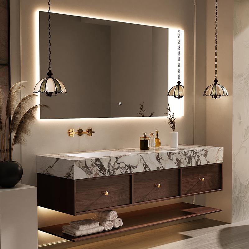 Luxury Skincare Design - Mueble de baño Vintage profesional, tocador