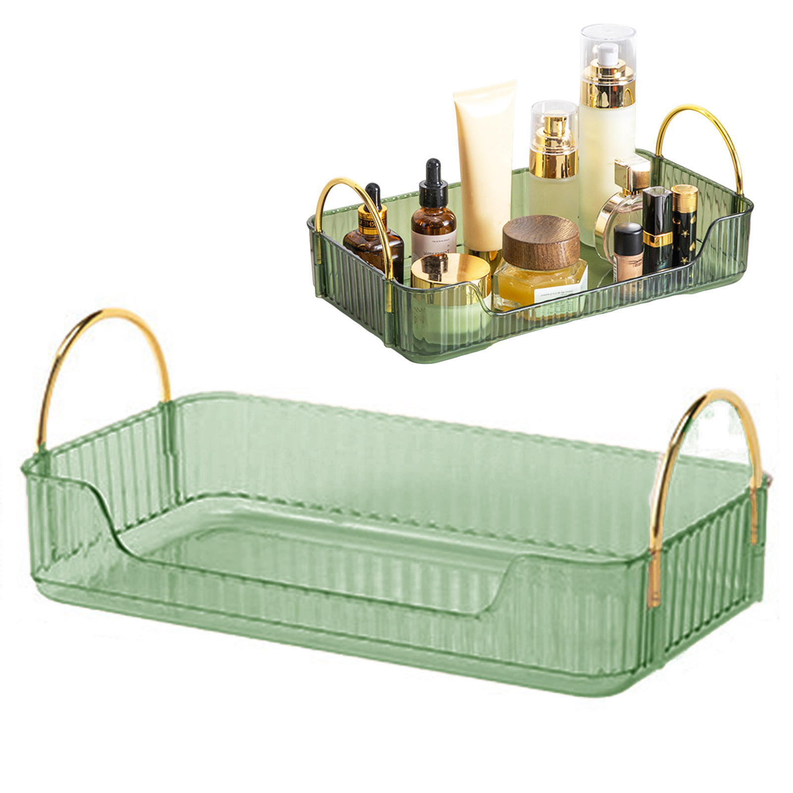 Organizador de baño de lujo, e - Luxury Skincare Containers reseña y precio