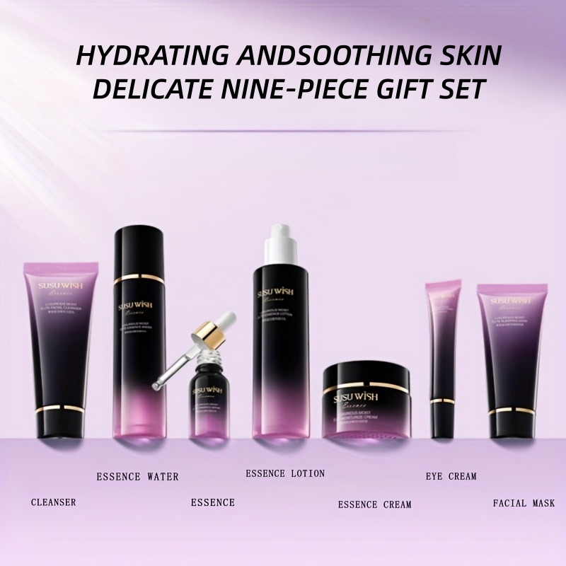 Lujoso y elegante set de nueve - Luxury Skincare Ingredients reseña y precio