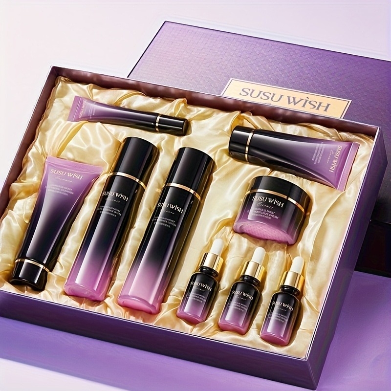 Lujoso y elegante set de nueve - Luxury Skincare Ingredients reseña y precio