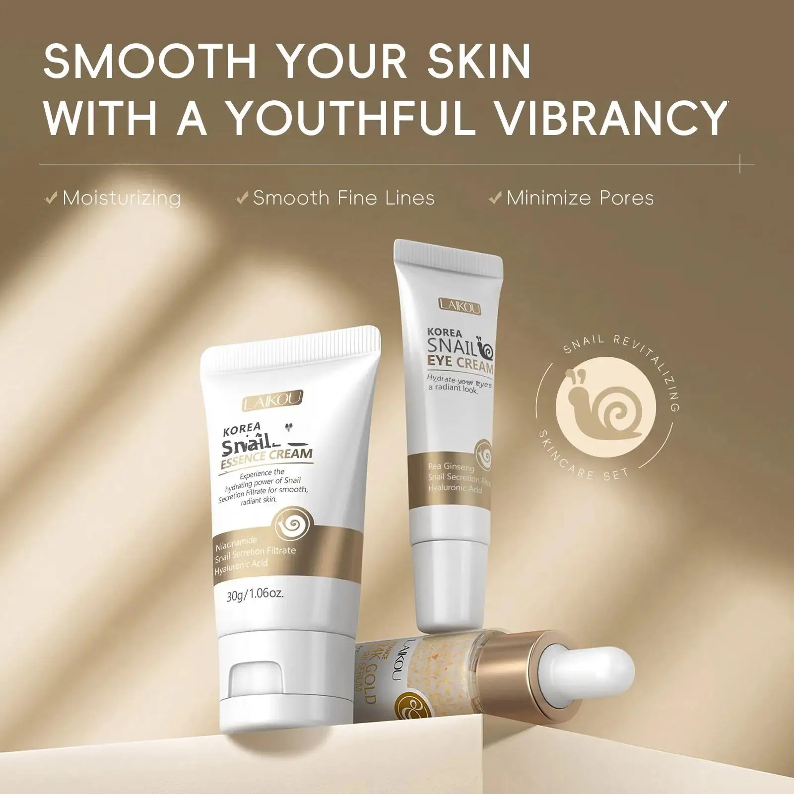 Suero reparador de caracol dor - Luxury Skincare Sets reseña y precio