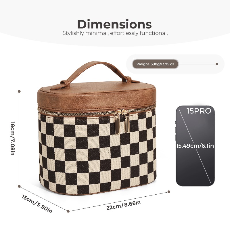 Bolsa de Maquillaje con Diseño - Luxury Skincare Aesthetic reseña y precio