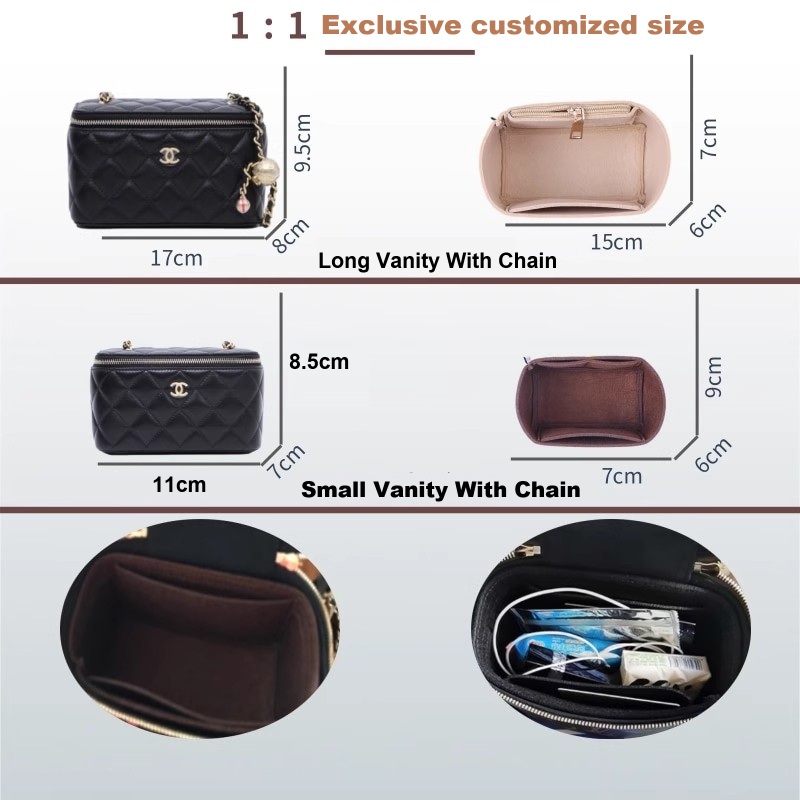 Bolsa organizadora de fieltro  - Luxury Skincare Containers reseña y precio