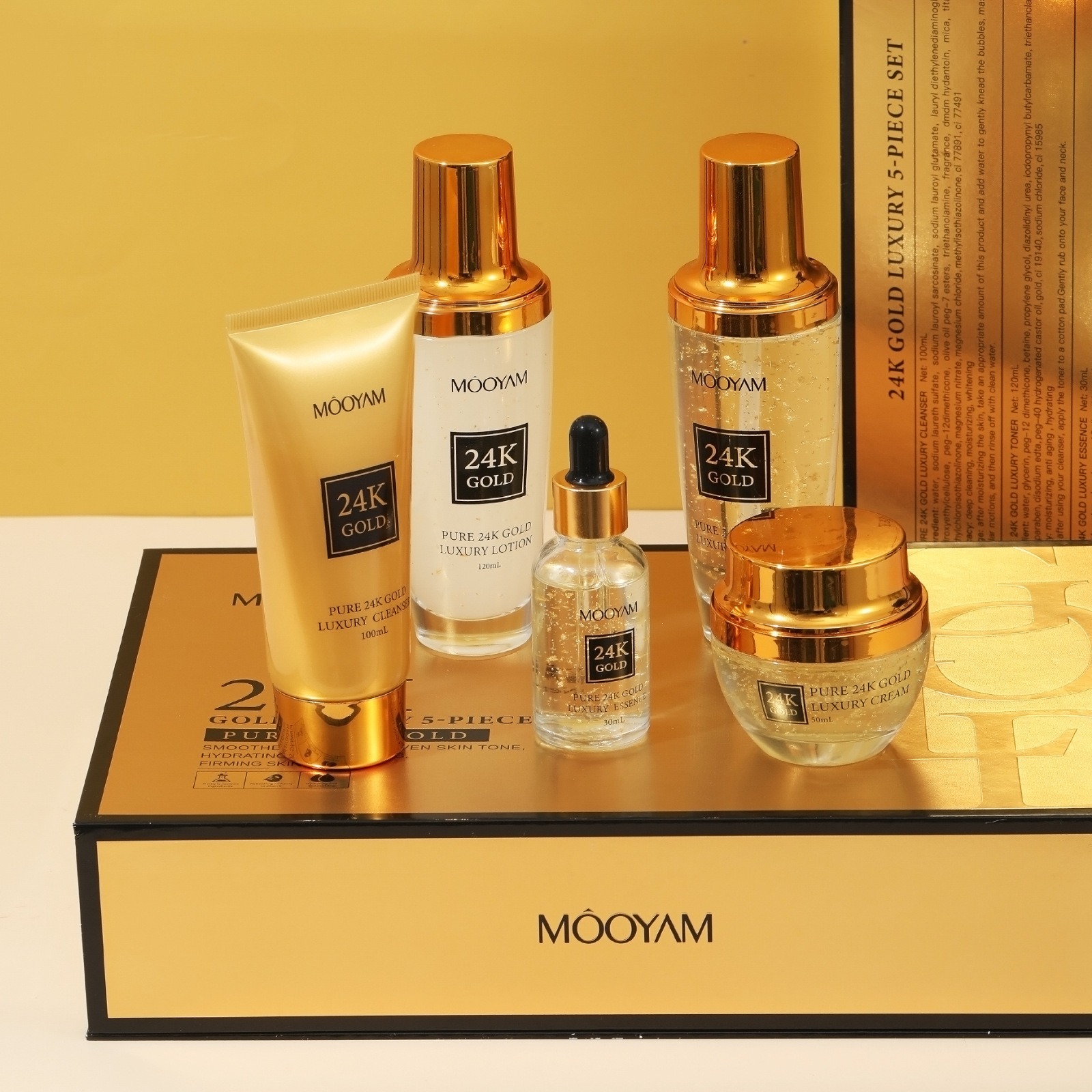 Juego hidratante antiarrugas d - Luxury Skincare Set reseña y precio
