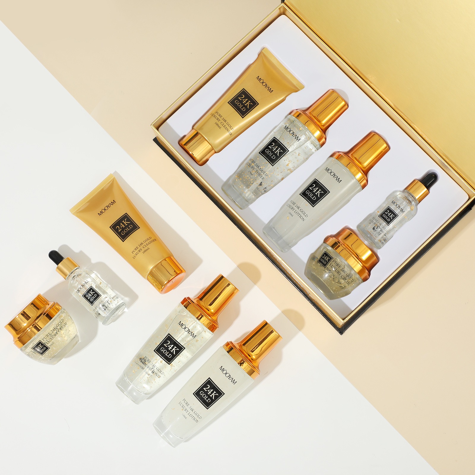 Juego hidratante antiarrugas d - Luxury Skincare Set reseña y precio