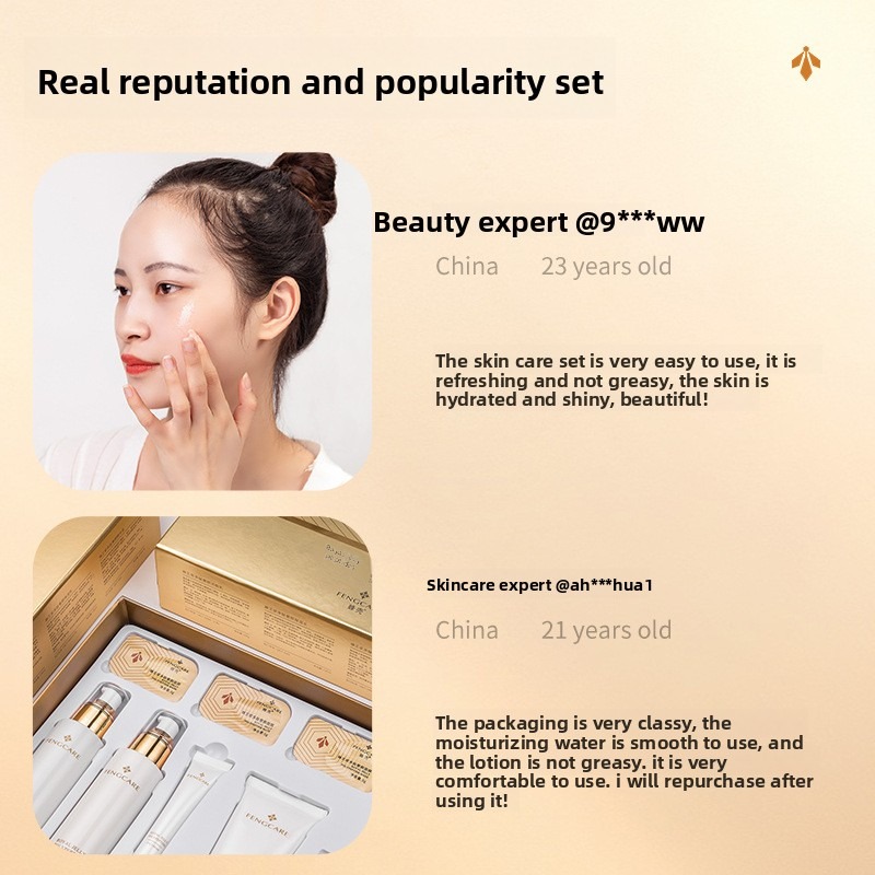 Royal Jelly-Juego hidratante y - Luxury Skincare Set reseña y precio